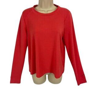 Under Armour Women's Long Sleeve Crew Neck Shirt Size M Coral NWOT
